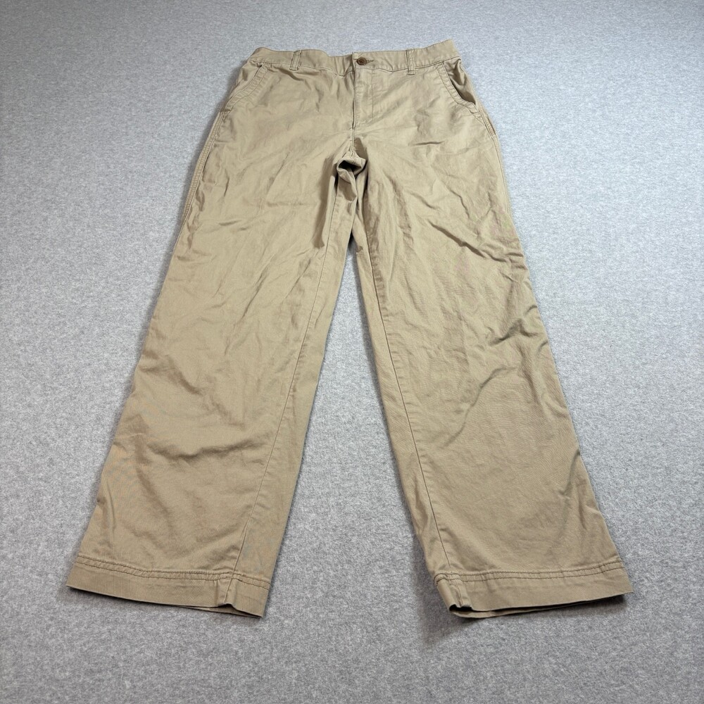 Gap Pant Woman 10 Tall Tan Chino Girlfriend Khaki Academia Heritage Capsule Work